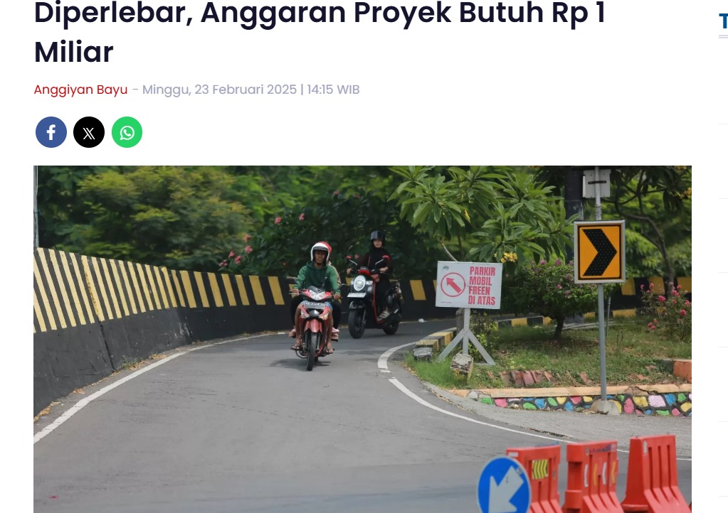 Akses Taman Lalu Lintas Bantaran Madiun Diperlebar, Anggaran Proyek Butuh Rp 1 Miliar
