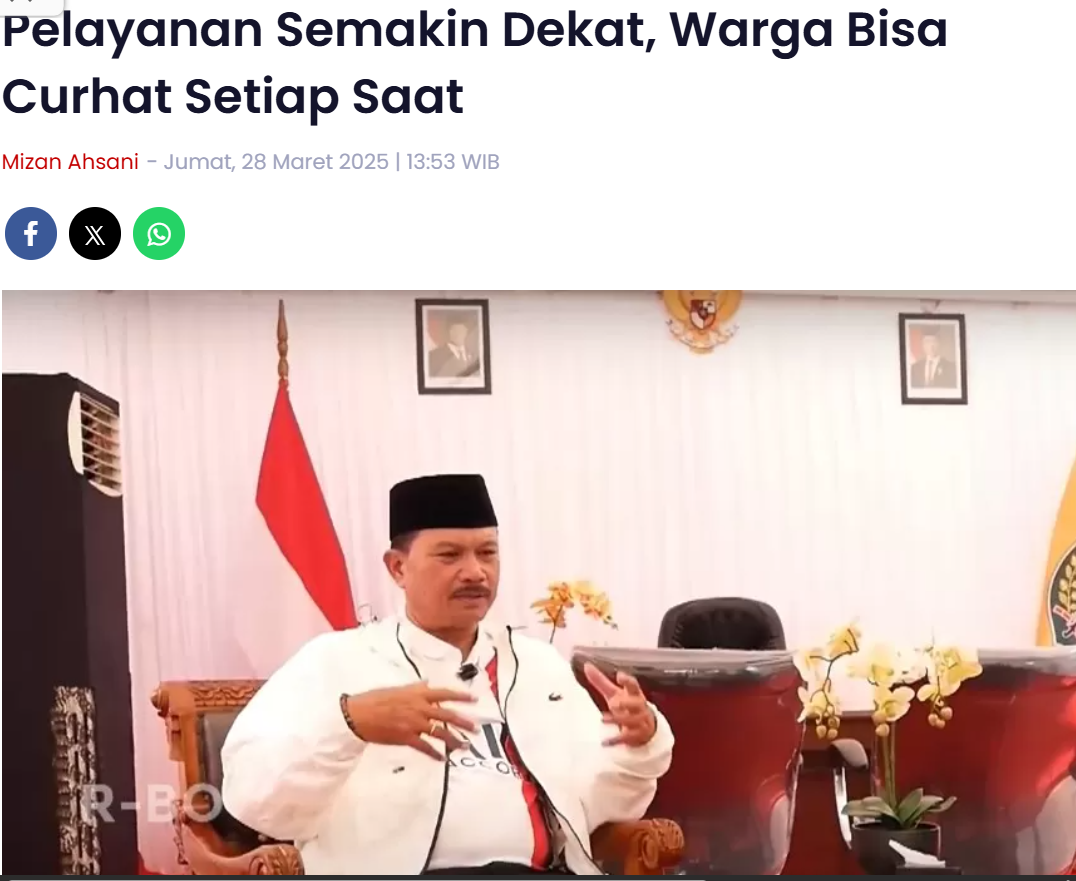 Kantor Keliling Ala Wali Kota Madiun Maidi: Pelayanan Semakin Dekat, Warga Bisa Curhat Setiap Saat