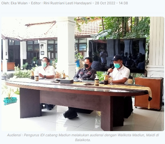 IDI Madiun Ajukan Jadi Tuan Rumah Muswil IDI Jatim 2023