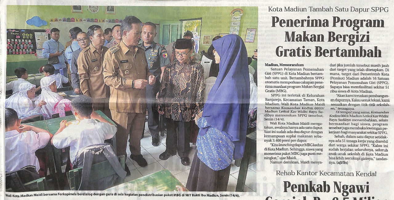 Penerima Program Makan Bergizi Gratis Bertambah