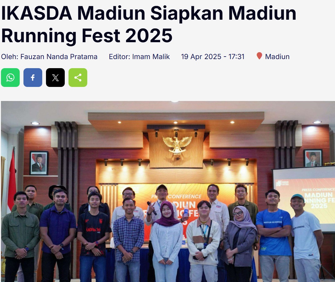 IKASDA Madiun Siapkan Madiun Running Fest 2025