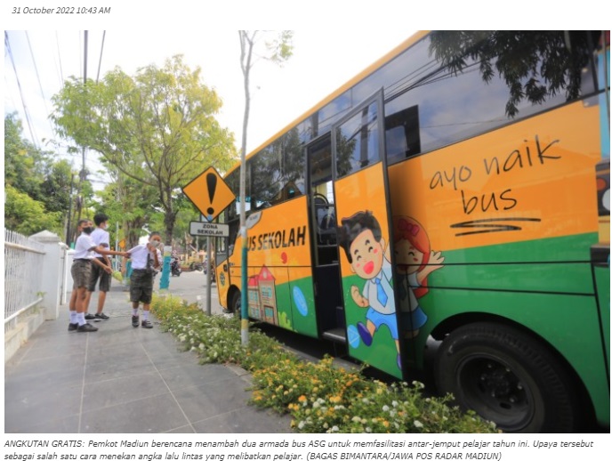 Pemkot Madiun Tambah Armada Bus Sekolah