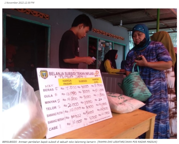 Jam Operasional Warung Tekan Inflasi Kota Madiun Diperpanjang