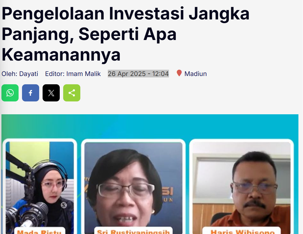 Pengelolaan Investasi Jangka Panjang, Seperti Apa Keamanannya