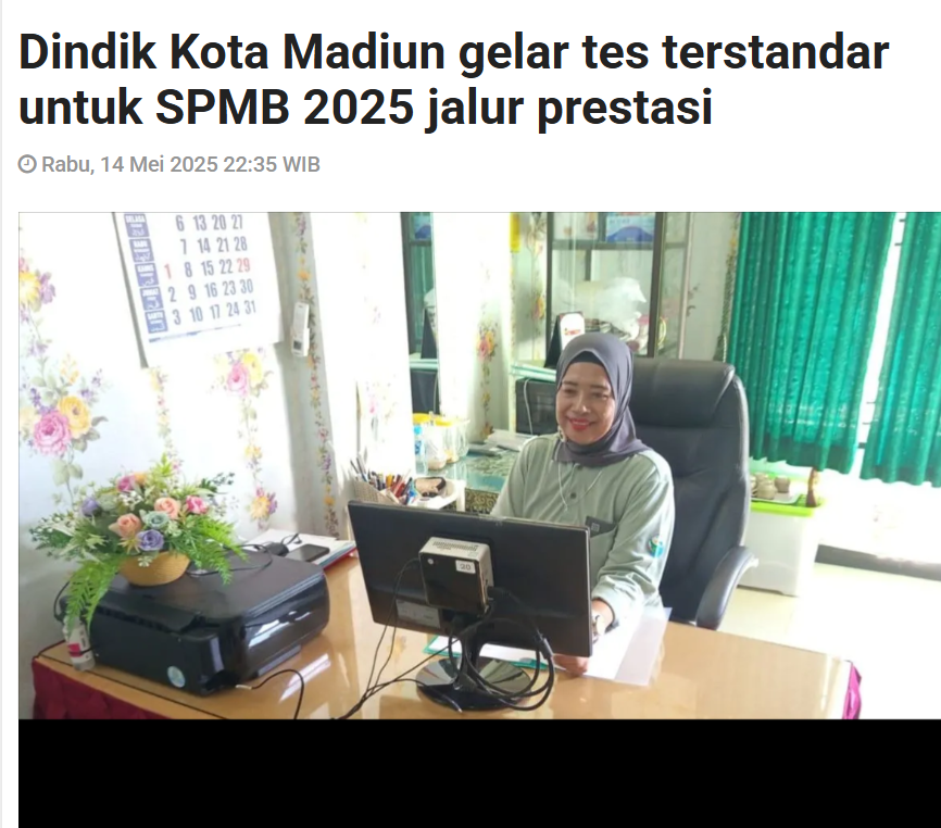 Dindik Kota Madiun gelar tes terstandar untuk SPMB 2025 jalur prestasi