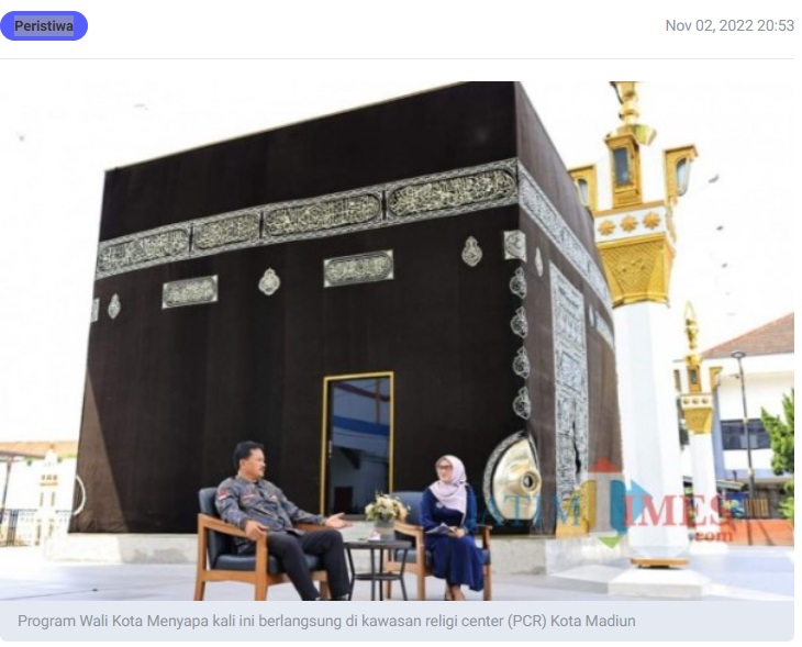 Melalui Program Wali Kota Menyapa, Wali Kota Madiun Sampaikan Hasil Pembangunan 2022 Peristiwa