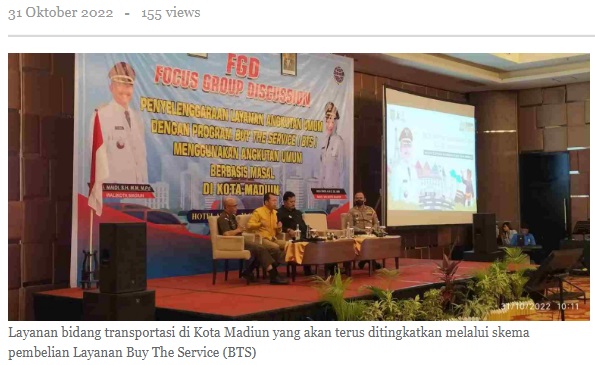 Mantap, Pemkot Madiun siapkan anggaran 7 M untuk Tingkatkan Layanan Transportasi