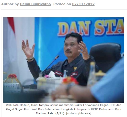 Wali Kota Madiun Intensifkan Langkah Antisipasi