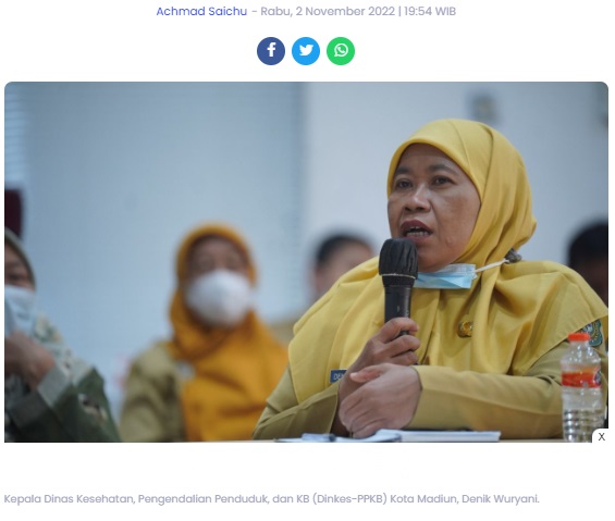 Jangan Sembarangan Fogging Nyamuk, Ini Penjelasan Kepala Dinkes Kota Madiun