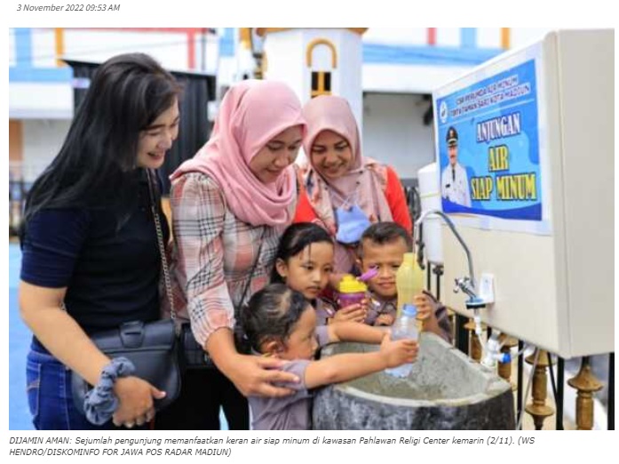 Asyik, PRC-Sumberwangi Kini Dilengkapi Keran Air Siap Minum