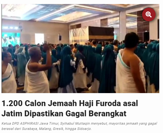 1.200 Calon Jemaah Haji Furoda asal Jatim Dipastikan Gagal Berangkat