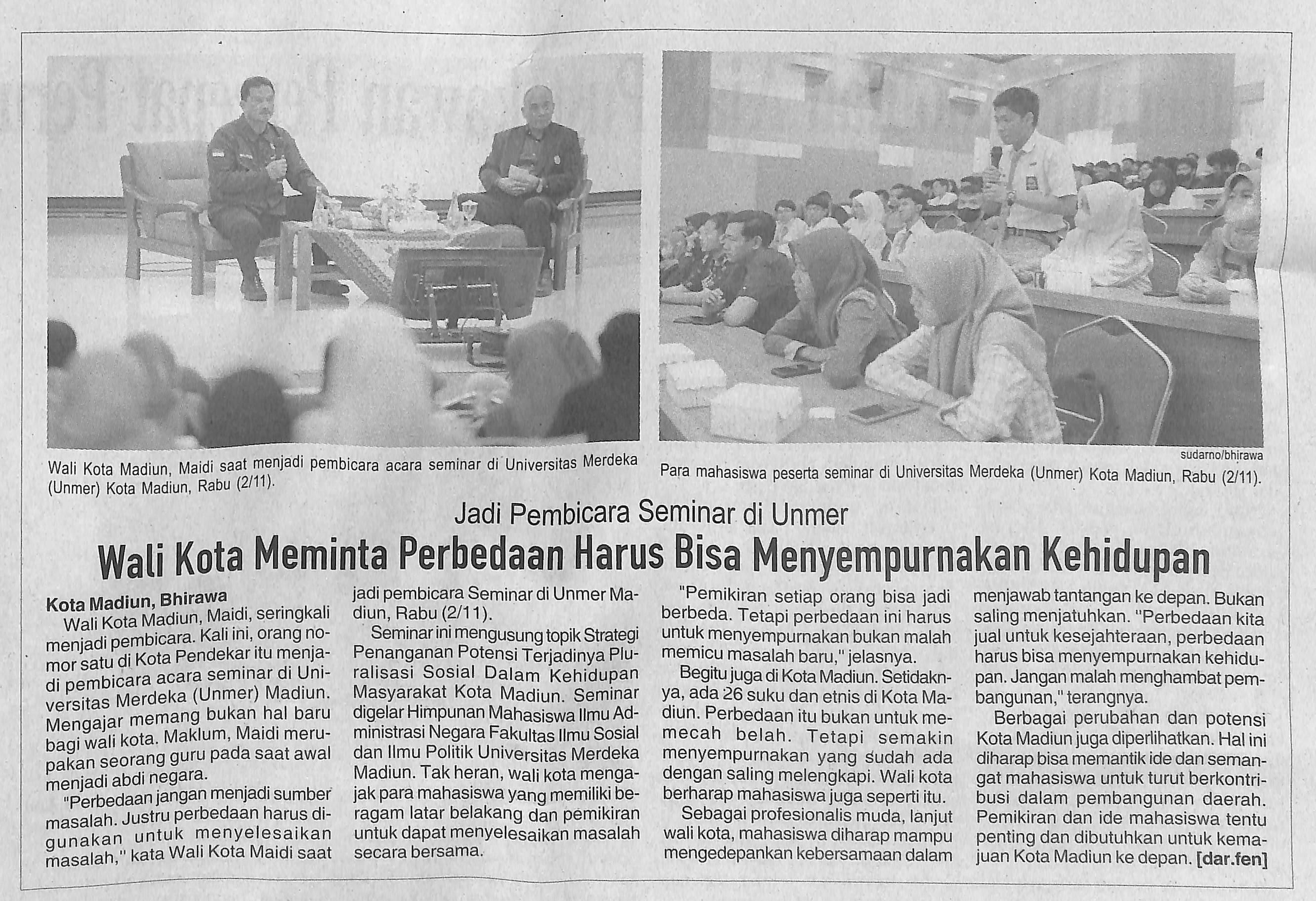 Walikota Meminta Perbedaan Harus Bisa Menyempurnakan Kehidupan