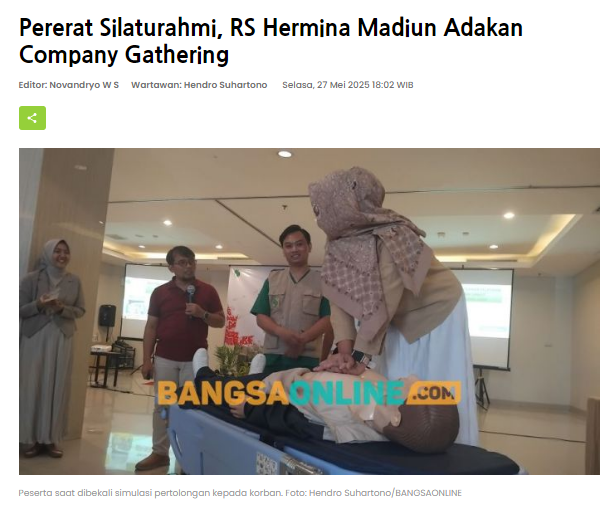 Pererat Silaturahmi, RS Hermina Madiun Adakan Company Gathering