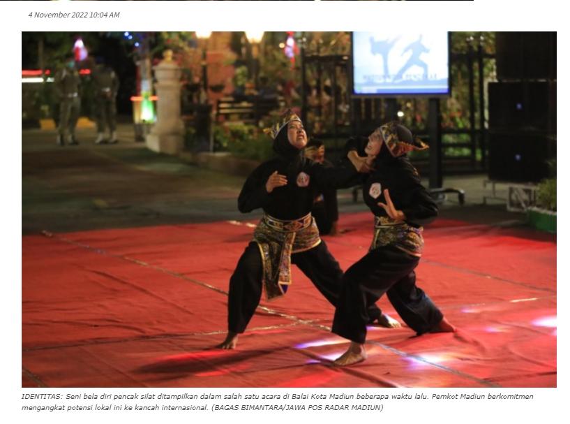 Pencak Silat, Potensi Kota Madiun yang Bisa Mendunia