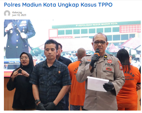 Polres Madiun Kota Ungkap Kasus TPPO