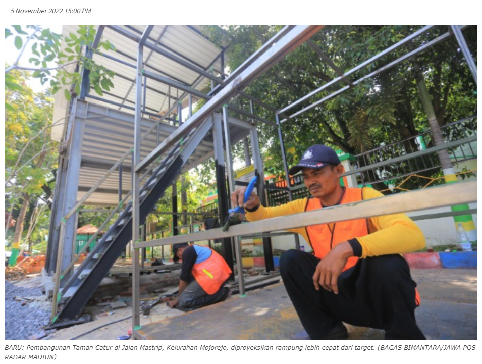 Proyek Taman Catur Telan Biaya Rp 199 Juta