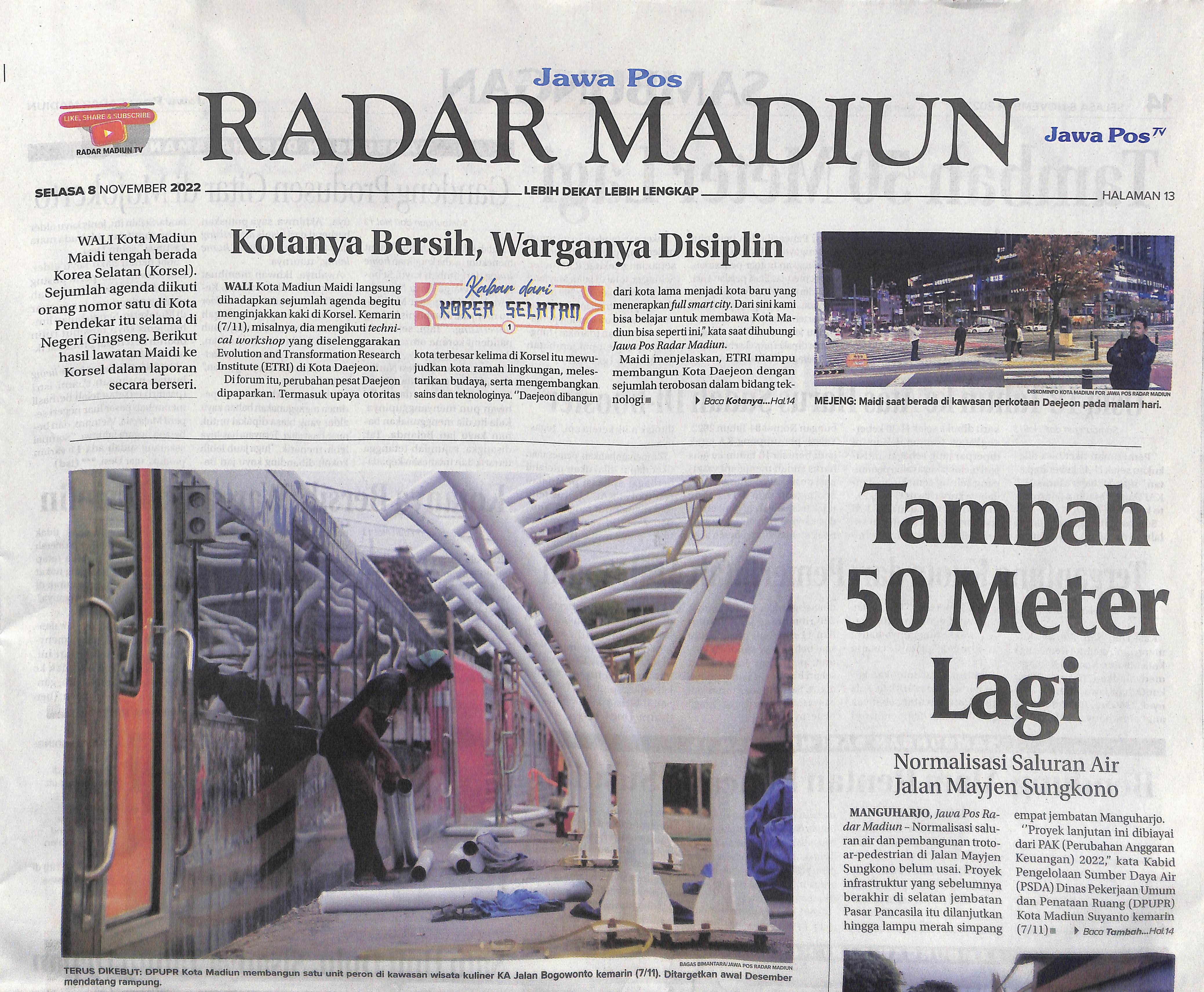 Kotanya Bersih, Warganya Disiplin