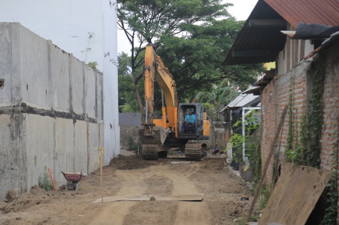 Beres Normalisasi Saluran Kartini, Lanjut Benahi Pedestrian