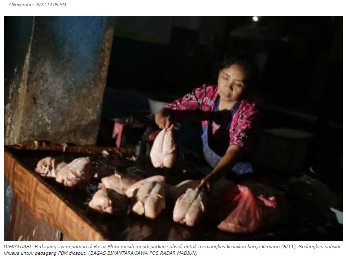 Subsidi Pedagang PBM Dicabut Lagi, Kali Ini untuk Komoditas Ikan-Ayam Potong