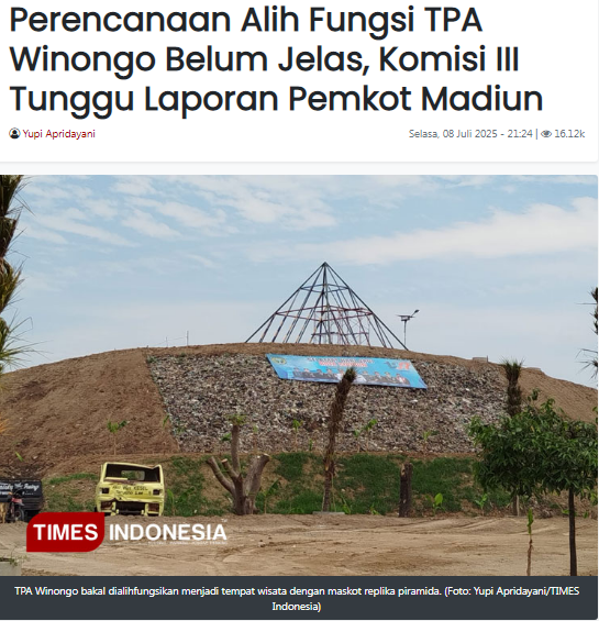 Perencanaan Alih Fungsi TPA Winongo Belum Jelas, Komisi III Tunggu Laporan Pemkot Madiun