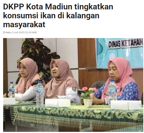 DKPP Kota Madiun tingkatkan konsumsi ikan di kalangan masyarakat