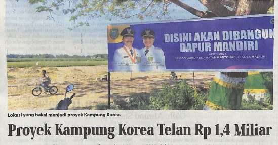 Proyek Kampung Korea Telan 1,4 Miliar