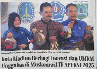 Kota Madiun Berbagi Inovasi dan UMKM Unggulan di Muskomwil IV APEKSI 2025