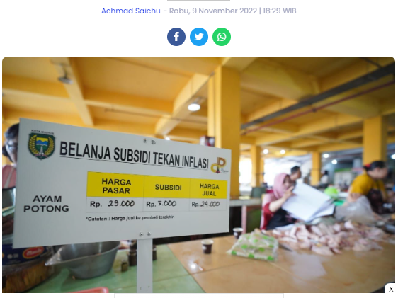 Subsidi Harga Bahan Pokok Pedagang di PBM Dihentikan, Ini Daftar Pasar Yang Masih Ada Subsidi