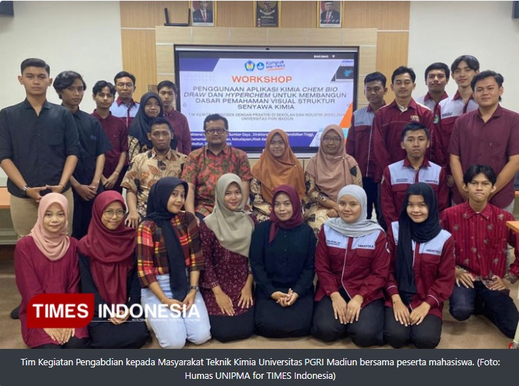 Dosen Teknik Kimia UNIPMA Madiun Gelar Pelatihan Aplikasi Kimia untuk Mahasiswa