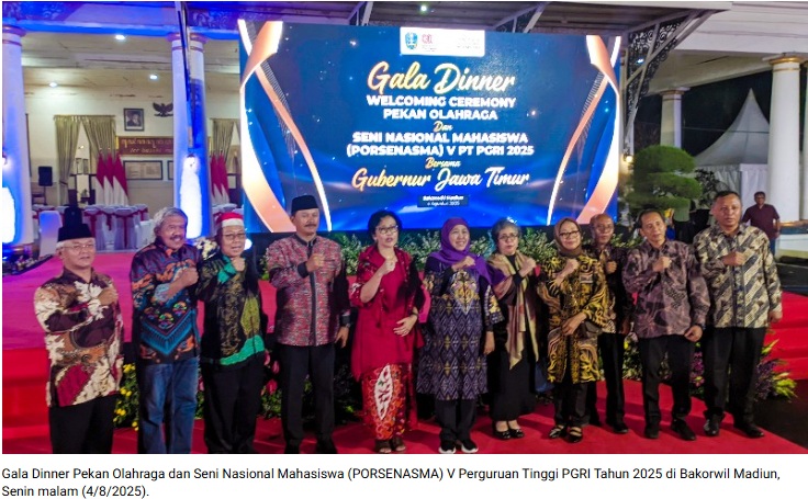 Gubernur Jatim Hadiri Gala Dinner PORSENASMA V dan Resmikan Gedung Fakultas Teknik UNIPMA
