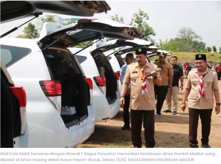 Anggaran Perawatan Capai Ratusan Juta, Wali Kota Madiun Cek Kelaikan Kendaraan Dinas