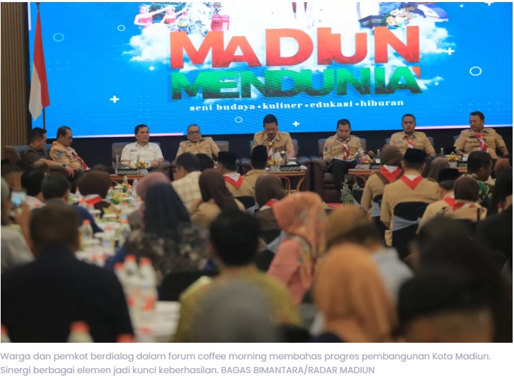 Pemkot Madiun Paparkan Hasil Pembangunan Lewat Coffee Morning Bareng Warga