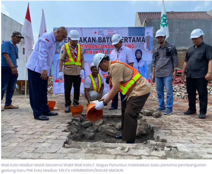 Gedung PMI Kota Madiun Diperbarui, Target Rampung 150 Hari