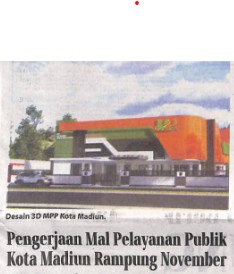 Pengerjaan Mal Pelayanan Publik Kota Madiun Rampung November