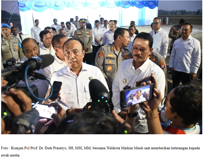 Peletakan Batu Pertama SPPG Kanigoro: Kolaborasi Polri dan Pemkot Madiun Perkuat Gizi Anak dan Ketahanan Pangan