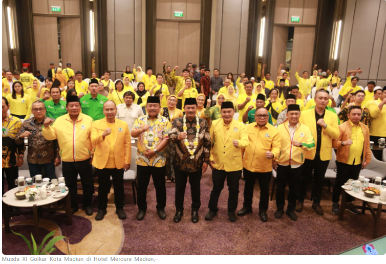 Bagus Rizki Dinarwan Terpilih Aklamasi Pimpin Golkar Kota Madiun 2025–2030