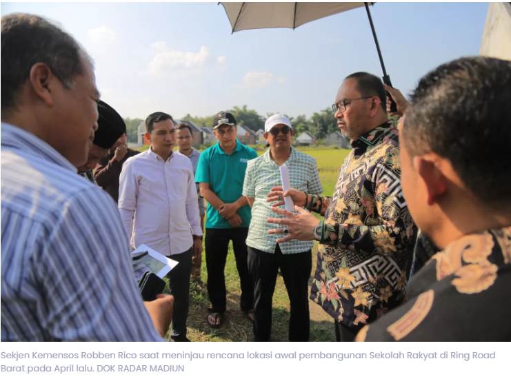 Usulan Lokasi Sekolah Rakyat di Kota Madiun Dipindah dari Ring Road ke Kranggan