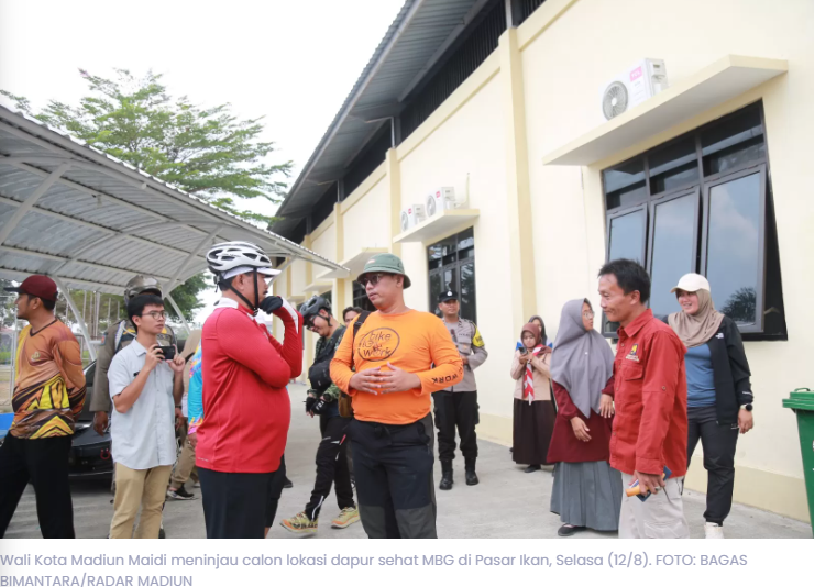 Wali Kota Madiun Targetkan 16 Dapur Makan Bergizi Gratis Beroperasi September