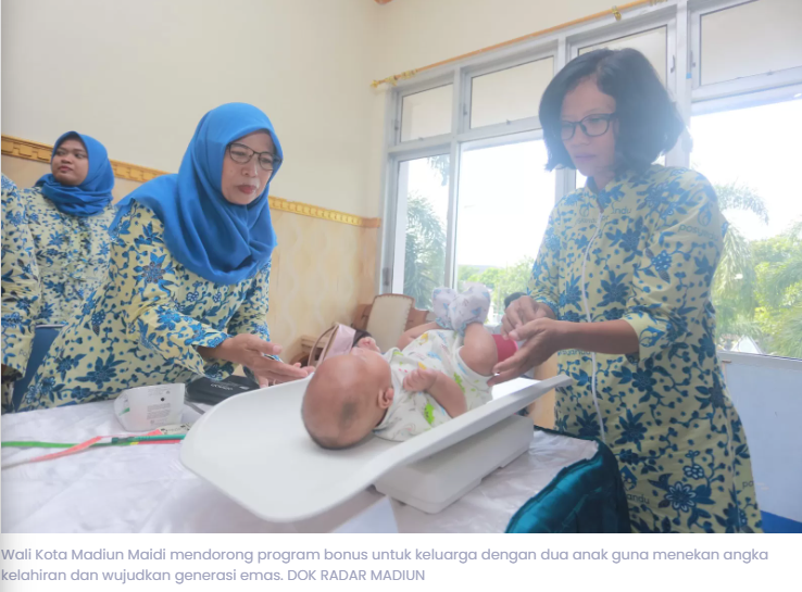 Tren Satu Anak Cukup Meningkat di Madiun, Begini Respons Wali Kota Maidi