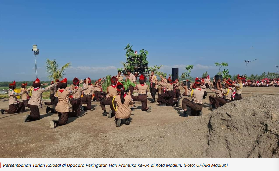 Pramuka Kota Madiun Turut Aktif Wujudkan Ketahanan Pangan