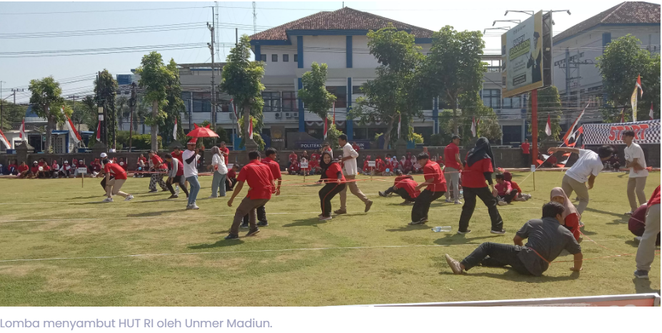Meriah! Unmer Madiun Rayakan HUT ke-80 RI dengan Lomba Seru dan Semangat Kebersamaan