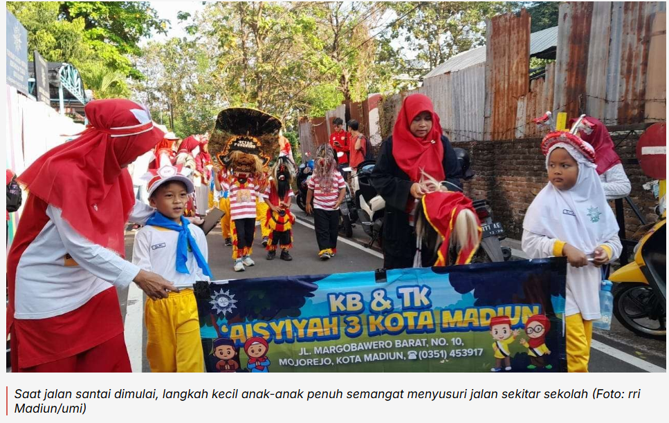 Keceriaan Merah Putih KB-TK Aisyiyah 3 Kota Madiun