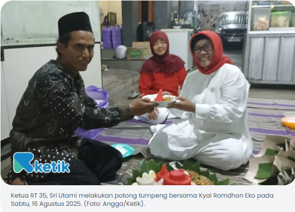 Sambut HUT Ke-80 RI, Warga RT 35 & 36 Kartoharjo Kota Madiun Gelar Malam Tirakatan