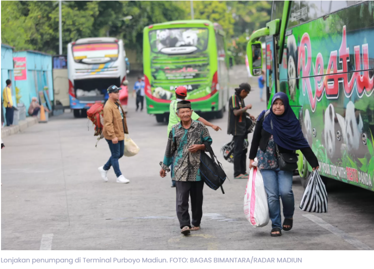 Penegakan Trayek Bus, Penumpang Terminal Purboyo Madiun Naik 224 Persen