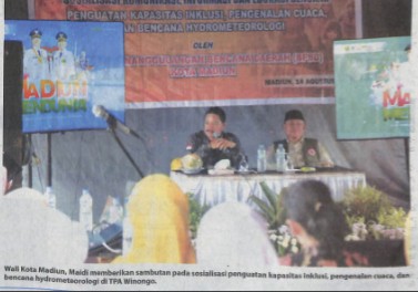 Antisipasi Bencana , Pemkot Madiun Gelar Edukasi Kesiapsiagaan Warga