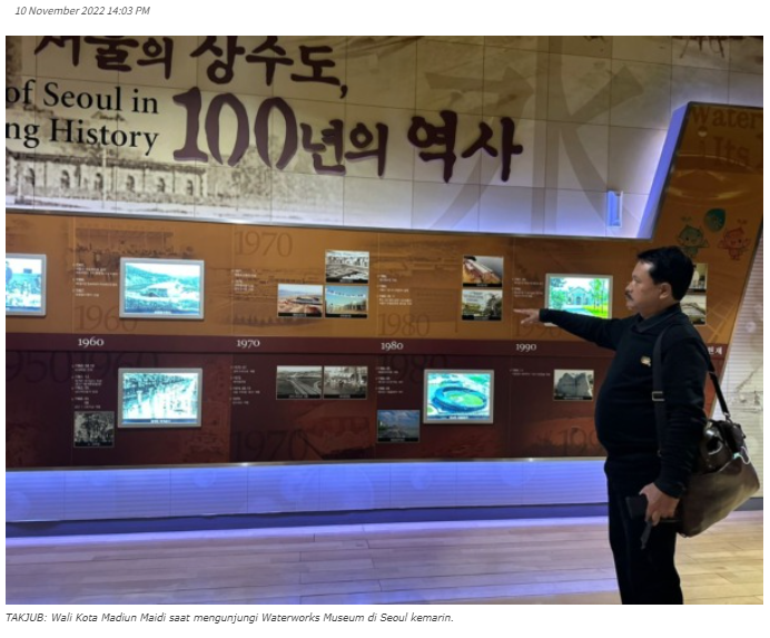 Wali Kota Maidi Terinspirasi Bangun Wisata Edukasi ala Waterworks Museum