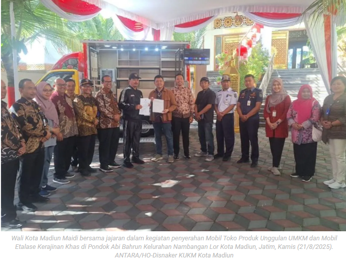Pemkot Madiun fasilitasi promosi UMKM lewat "mobil toko dan etalase"