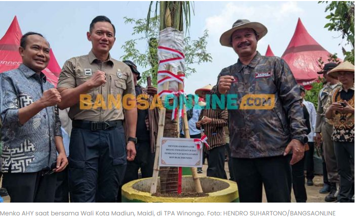 AHY Apresiasi TPA Winongo Madiun Jadi Wisata Edukasi dan Model Ekonomi Sirkular