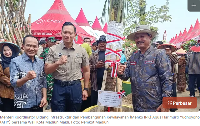 Inovasi Pengelolaan Sampah Madiun Diapresiasi AHY, Layak Jadi Role Model Nasional
