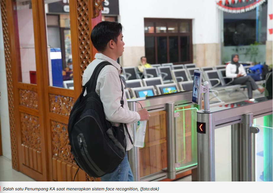 Wow, KAI Daop 7 Madiun Terapkan Teknologi Face Recognition